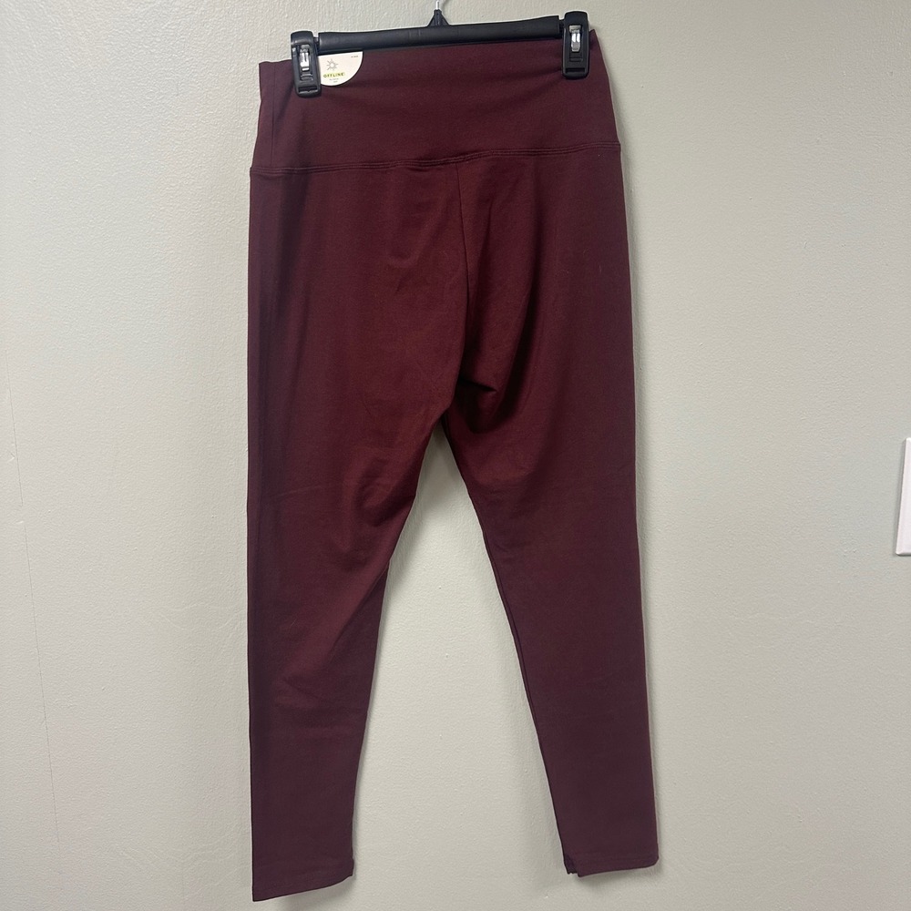OFFLINE by Aerie OG Legging Burgundy Maroon High Rise Cotton Blend Large NWT - Picture 2 of 6